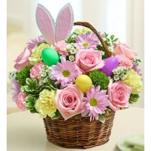 Bunny Flower Basket